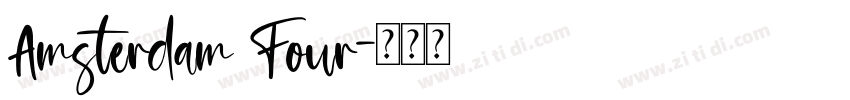 Amsterdam Four字体转换